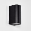 Boda Outdoor Wall Light black, 2-light sources
