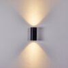 Boda Outdoor Wall Light black, 2-light sources