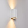 Boda Outdoor Wall Light white, 2-light sources