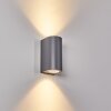Boda Outdoor Wall Light grey, 2-light sources