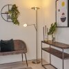 Rabeja Floor Lamp LED matt nickel, 2-light sources