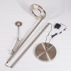Rabeja Floor Lamp LED matt nickel, 2-light sources