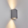 Boda Outdoor Wall Light grey, 2-light sources