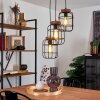 Husvik Pendant Light black, 3-light sources