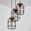 Husvik Pendant Light black, 3-light sources