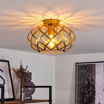 Shupá Ceiling Light gold, brass, 1-light source