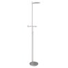 Steinhauer Turound Floor Lamp LED stainless steel, 2-light sources