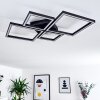 Cavareno Ceiling Light LED black, 1-light source, Remote control