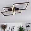 Cavareno Ceiling Light LED black, 1-light source, Remote control