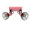 Lucide Pola Ceiling Light pink, black, 2-light sources