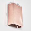 Benin Outdoor Wall Light LED copper, 1-light source