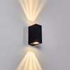 Komoren Outdoor Wall Light LED black, 2-light sources