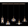 Globo ADARA Pendant Light brass, 5-light sources