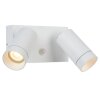 Lucide TAYLOR Outdoor Wall Light white, 2-light sources, Motion sensor