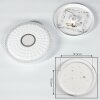 Cavalese Ceiling Light LED white, 1-light source