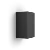 Philips Hue White & Color Ambiance Resonate Wall Light LED black, 2-light sources