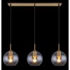 Globo ADARA Pendant Light brass, 3-light sources