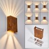 Benin Outdoor Wall Light LED rust-coloured, 1-light source