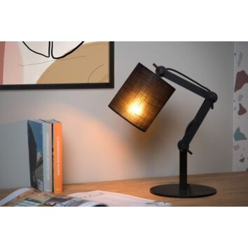 Lucide TAMPA Table lamp black, 1-light source
