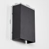 Benin Wall Light LED black, 1-light source