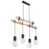 Globo HERMINE Pendant Light black, 4-light sources