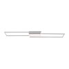 Leuchten Direkt ASMIN Ceiling Light LED matt nickel, 3-light sources, Remote control