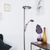 Rabeja Floor Lamp LED brass, 2-light sources