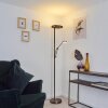 Rabeja Floor Lamp LED brass, 2-light sources