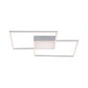 Leuchten Direkt ASMIN Ceiling Light LED matt nickel, 3-light sources, Remote control