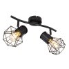 Globo PRISKA Spotlight black, 2-light sources