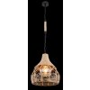 Globo HALIA Pendant Light brown, black, 1-light source