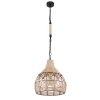 Globo HALIA Pendant Light brown, black, 1-light source