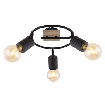 Globo JOSELLA Spotlight Dark wood, 3-light sources