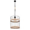 Globo HALIA Pendant Light brown, black, 1-light source