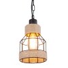 Globo HALIA Pendant Light brown, black, 1-light source