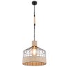 Globo HALIA Pendant Light brown, black, 1-light source