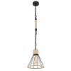 Globo HALIA Pendant Light brown, black, 1-light source