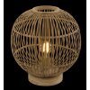 Globo HILDEGARD Table lamp brown, 1-light source