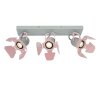 Lucide PICTO Ceiling Light grey, pink, 3-light sources