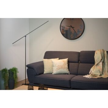 Lucide AGENA Floor Lamp LED black, 1-light source