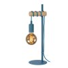 Lucide Pola Table lamp blue, Light wood, 1-light source