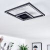 Cavareno Ceiling Light LED black, 1-light source