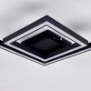 Cavareno Ceiling Light LED black, 1-light source