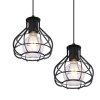 Globo CLASTRA Ceiling Light black, 4-light sources