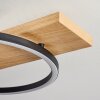 Pompu Ceiling Light LED Light wood, black, 1-light source
