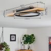 Pompu Ceiling Light LED Light wood, black, 1-light source