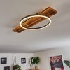 Pompu Ceiling Light LED Dark wood, black, 1-light source