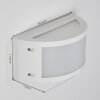 Pompeano Outdoor Wall Light LED white, 1-light source