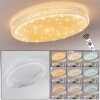 Suno Ceiling Light LED transparent, clear, white, 1-light source, Remote control