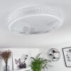 Suno Ceiling Light LED transparent, clear, white, 1-light source, Remote control